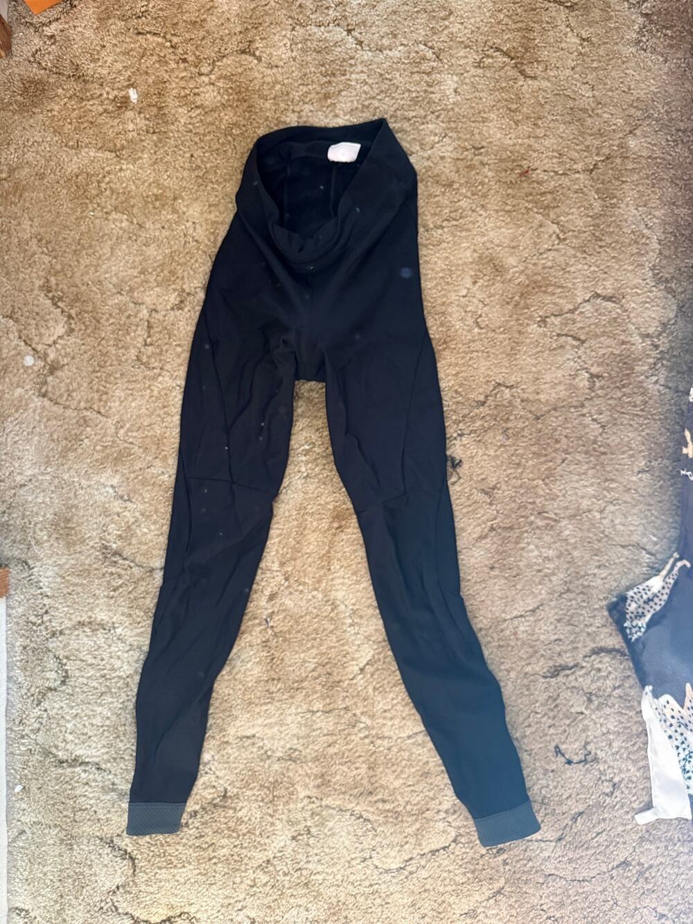 Castelli Women’s Padded Cycling Tights Black Size Medium Ankle Zip